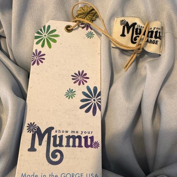 Show Me Your Mumu V-Right Back Mini Dress - Size L - Picture 7 of 8